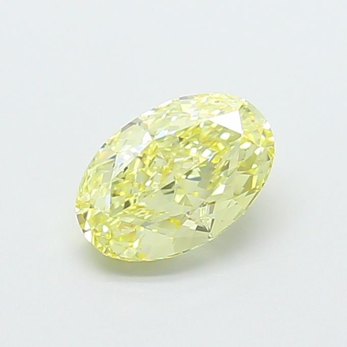 Loose Diamond - OVAL 1.03ct Fancy Yellow VS2: Loose Diamond - OVAL 1.03ct Fancy Yellow VS2 Source: This is a real non-mined Diamond that has been grown in a lab Shape: OVAL Carats: 1.03 Color: Fancy Yellow Certification: IGI Video: