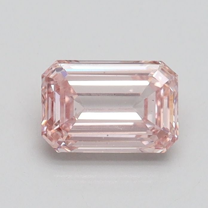 Loose Diamond - EMERALD 0.71ct Fancy Pink VS1: Loose Diamond - EMERALD 0.71ct Fancy Pink VS1 Source: This is a real non-mined Diamond that has been grown in a lab Shape: EMERALD Carats: 0.71 Color: Fancy Pink Certification: IGI Video: