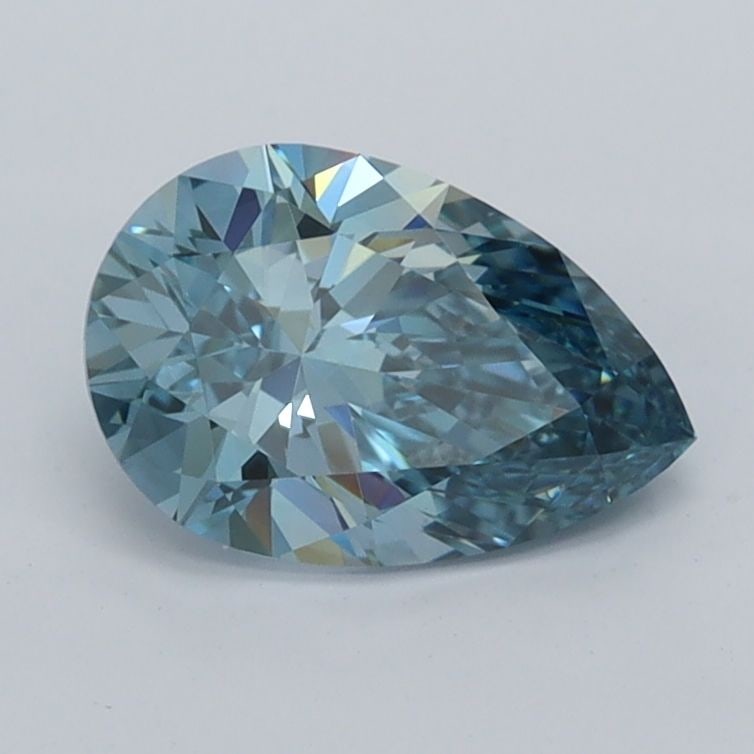 Loose Diamond - PEAR 1.03ct Fancy Vivid Blue VVS1: Loose Diamond - PEAR 1.03ct Fancy Vivid Blue VVS1 Source: This is a real non-mined Diamond that has been grown in a lab Shape: PEAR Carats: 1.03 Color: Fancy Vivid Blue Certification: IGI Video: