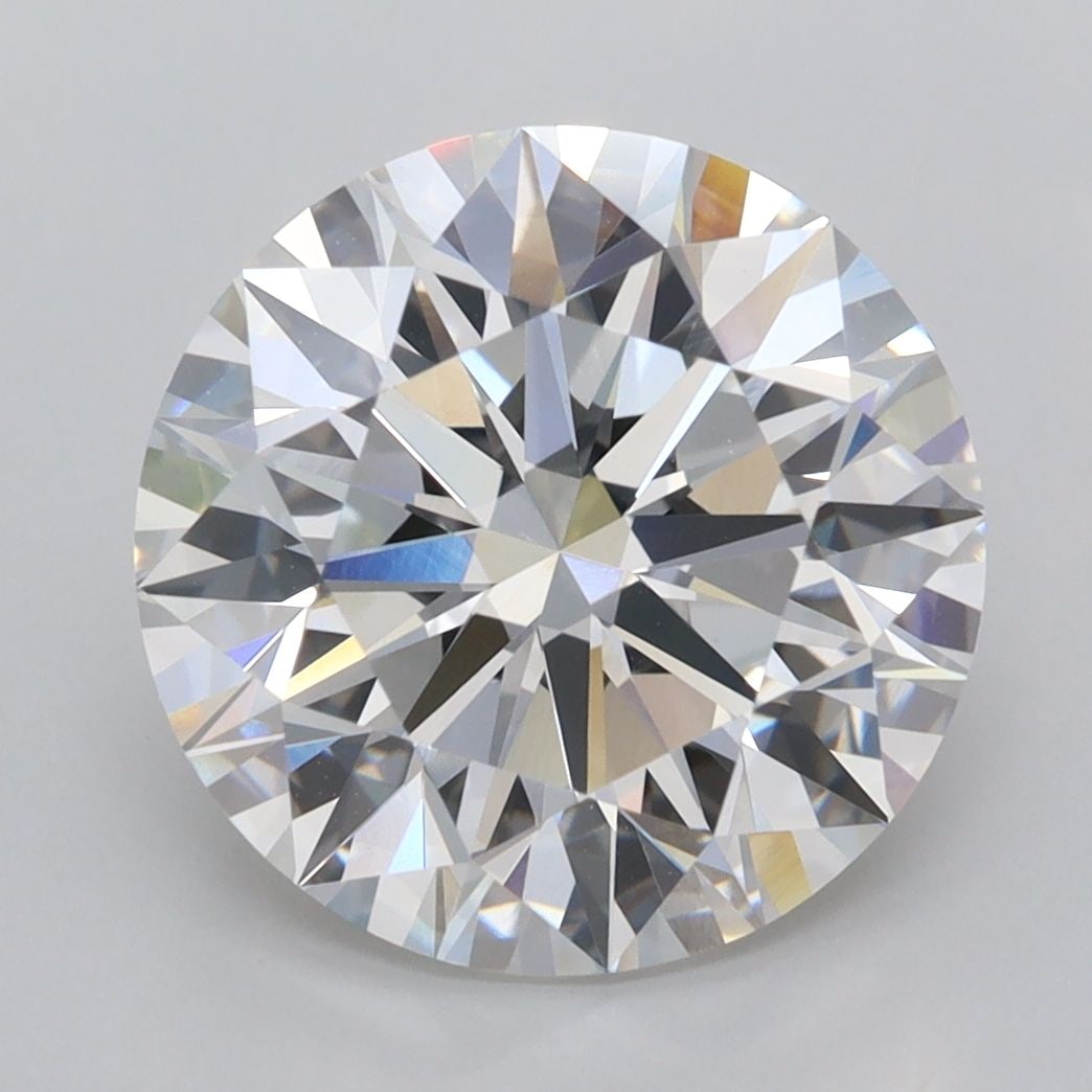 Ideal Loose Diamond - ROUND 5.03ct F VVS2: Ideal Loose Diamond - ROUND 5.03ct F VVS2 Source: This is a real non-mined Diamond that has been grown in a lab Shape: ROUND Carats: 5.03 Color: F Clarity: VVS2 Certification: IGI Video: