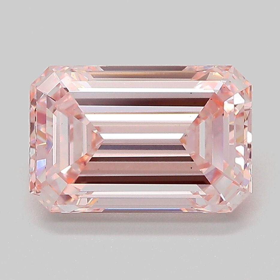 Loose Diamond - EMERALD 3.26ct Fancy Intense Pink VS1: Loose Diamond - EMERALD 3.26ct Fancy Intense Pink VS1 Source: This is a real non-mined Diamond that has been grown in a lab Shape: EMERALD Carats: 3.26 Color: Fancy Intense Pink Certification: IGI Vid