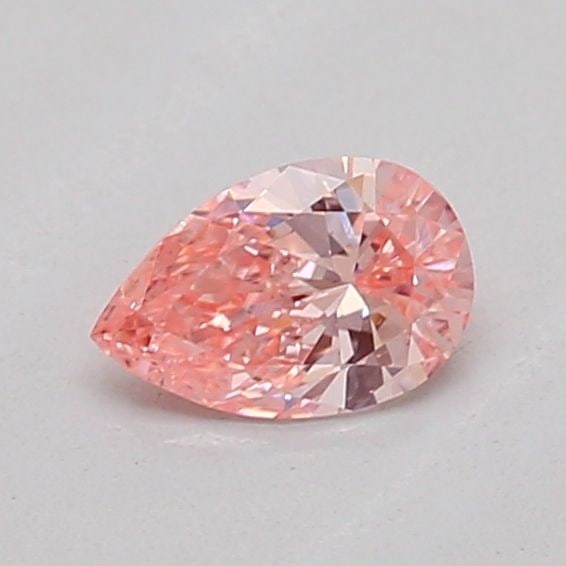 Loose Diamond - PEAR 0.21ct Fancy Vivid Pink VS2: Loose Diamond - PEAR 0.21ct Fancy Vivid Pink VS2 Source: This is a real non-mined Diamond that has been grown in a lab Shape: PEAR Carats: 0.21 Color: Fancy Vivid Pink Certification: IGI Additional im