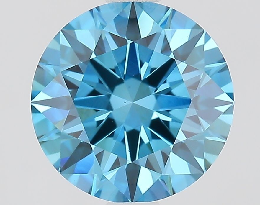 Ideal Loose Diamond - ROUND 1.71ct Fancy Vivid Blue VS1: Ideal Loose Diamond - ROUND 1.71ct Fancy Vivid Blue VS1 Source: This is a real non-mined Diamond that has been grown in a lab Shape: ROUND Carats: 1.71 Color: Fancy Vivid Blue Certification: IGI Video
