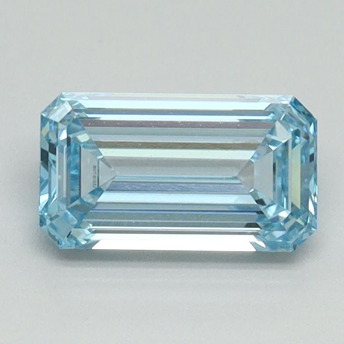 Loose Diamond - EMERALD 0.89ct Fancy Vivid Blue VVS2: Loose Diamond - EMERALD 0.89ct Fancy Vivid Blue VVS2 Source: This is a real non-mined Diamond that has been grown in a lab Shape: EMERALD Carats: 0.89 Color: Fancy Vivid Blue Certification: IGI Video: