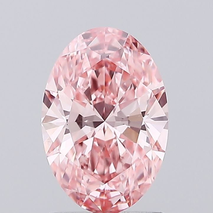 Loose Diamond - OVAL 1.49ct Fancy Vivid Pink VVS2: Loose Diamond - OVAL 1.49ct Fancy Vivid Pink VVS2 Source: This is a real non-mined Diamond that has been grown in a lab Shape: OVAL Carats: 1.49 Color: Fancy Vivid Pink Certification: IGI Video: