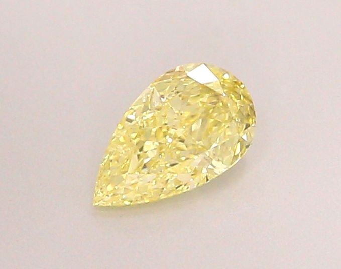 Loose Diamond - PEAR 0.51ct Fancy Light Yellow SI1: Loose Diamond - PEAR 0.51ct Fancy Light Yellow SI1 Source: This is a real non-mined Diamond that has been grown in a lab Shape: PEAR Carats: 0.51 Color: Fancy Light Yellow Certification: IGI Video: