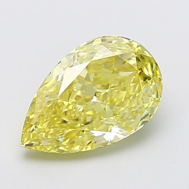 Loose Diamond - PEAR 4.07ct Fancy Intense Yellow VVS2: Loose Diamond - PEAR 4.07ct Fancy Intense Yellow VVS2 Source: This is a real non-mined Diamond that has been grown in a lab Shape: PEAR Carats: 4.07 Color: Fancy Intense Yellow Certification: IGI Vide