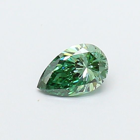 Loose Diamond - PEAR 0.27ct Fancy Vivid Green VS1: Loose Diamond - PEAR 0.27ct Fancy Vivid Green VS1 Source: This is a real non-mined Diamond that has been grown in a lab Shape: PEAR Carats: 0.27 Color: Fancy Vivid Green Certification: NONE Video: