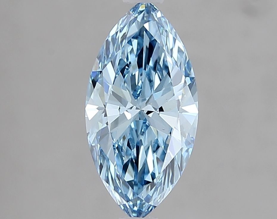 Loose Diamond - MARQUISE 1.21ct Fancy Vivid Blue VS1: Loose Diamond - MARQUISE 1.21ct Fancy Vivid Blue VS1 Source: This is a real non-mined Diamond that has been grown in a lab Shape: MARQUISE Carats: 1.21 Color: Fancy Vivid Blue Certification: IGI