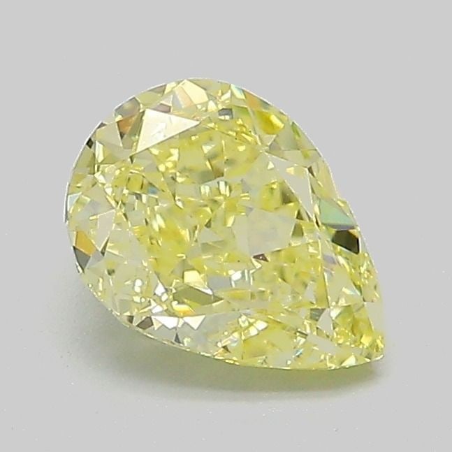 Loose Diamond - PEAR 1.04ct Fancy Intense Yellow VS1: Loose Diamond - PEAR 1.04ct Fancy Intense Yellow VS1 Source: This is a real non-mined Diamond that has been grown in a lab Shape: PEAR Carats: 1.04 Color: Fancy Intense Yellow Certification: IGI