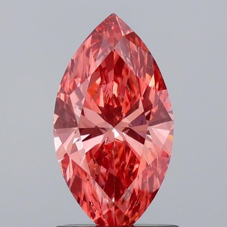 Loose Diamond - MARQUISE 1.14ct Fancy Vivid Brownish Pink VS2: Loose Diamond - MARQUISE 1.14ct Fancy Vivid Brownish Pink VS2 Source: This is a real non-mined Diamond that has been grown in a lab Shape: MARQUISE Carats: 1.14 Color: Fancy Vivid Brownish Pink