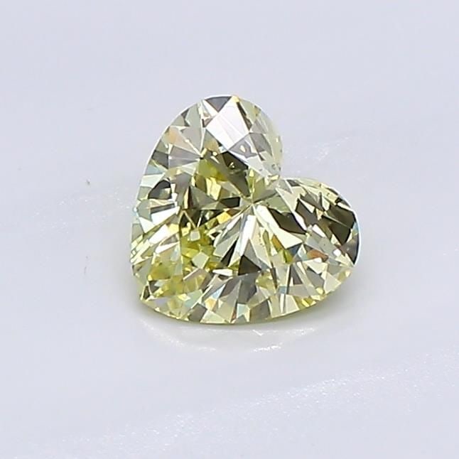 Loose Diamond - HEART 0.51ct Fancy Vivid Yellow VS1: Loose Diamond - HEART 0.51ct Fancy Vivid Yellow VS1 Source: This is a real non-mined Diamond that has been grown in a lab Shape: HEART Carats: 0.51 Color: Fancy Vivid Yellow Certification: NONE Video: