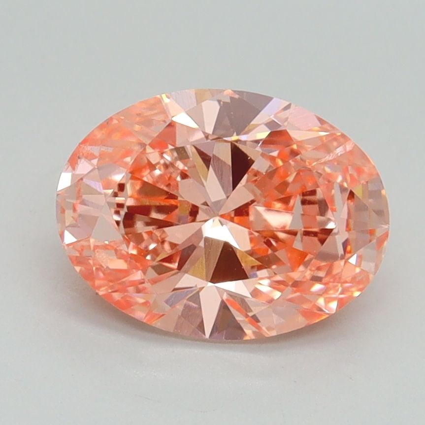 Loose Diamond - OVAL 1.7ct Fancy Vivid Pink SI2: Loose Diamond - OVAL 1.7ct Fancy Vivid Pink SI2 Source: This is a real non-mined Diamond that has been grown in a lab Shape: OVAL Carats: 1.7 Color: Fancy Vivid Pink Certification: IGI Video: Video