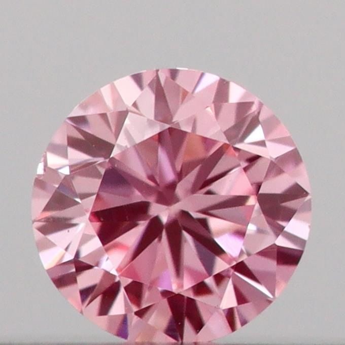 Loose Diamond - ROUND 0.12ct Fancy Intense Pink VS2: Loose Diamond - ROUND 0.12ct Fancy Intense Pink VS2 Source: This is a real non-mined Diamond that has been grown in a lab Shape: ROUND Carats: 0.12 Color: Fancy Intense Pink Certification: IGI Video: