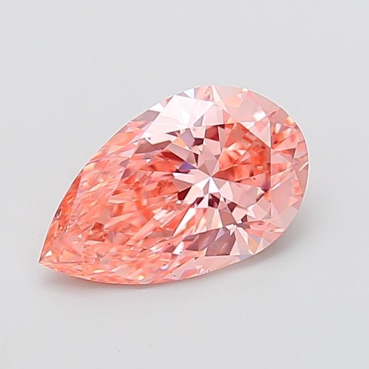 Loose Diamond - PEAR 2.51ct Fancy Vivid Pink VS2: Loose Diamond - PEAR 2.51ct Fancy Vivid Pink VS2 Source: This is a real non-mined Diamond that has been grown in a lab Shape: PEAR Carats: 2.51 Color: Fancy Vivid Pink Certification: IGI Video: