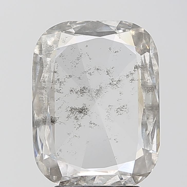 Loose Diamond - CUSHION BRILLIANT 2.1ct Salt and Pepper I1: Loose Diamond - CUSHION BRILLIANT 2.1ct Salt and Pepper I1 Source: This is a real non-mined Diamond that has been grown in a lab Shape: CUSHION BRILLIANT Carats: 2.1 Color: Salt and Pepper Certificati