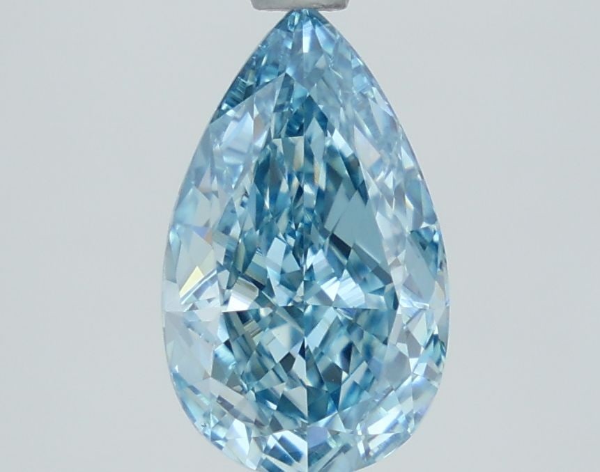 Loose Diamond - PEAR 1.85ct Fancy Vivid Blue VS1: Loose Diamond - PEAR 1.85ct Fancy Vivid Blue VS1 Source: This is a real non-mined Diamond that has been grown in a lab Shape: PEAR Carats: 1.85 Color: Fancy Vivid Blue Certification: IGI Video: