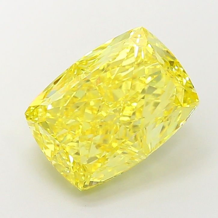 Loose Diamond - CUSHION MODIFIED 8.06ct Fancy Vivid Yellow VS1: Loose Diamond - CUSHION MODIFIED 8.06ct Fancy Vivid Yellow VS1 Source: This is a real non-mined Diamond that has been grown in a lab Shape: CUSHION MODIFIED Carats: 8.06 Color: Fancy Vivid Yellow Cert