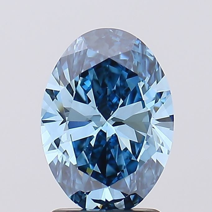 Loose Diamond - OVAL 1.99ct Fancy Vivid Blue VS1: Loose Diamond - OVAL 1.99ct Fancy Vivid Blue VS1 Source: This is a real non-mined Diamond that has been grown in a lab Shape: OVAL Carats: 1.99 Color: Fancy Vivid Blue Certification: IGI Video: