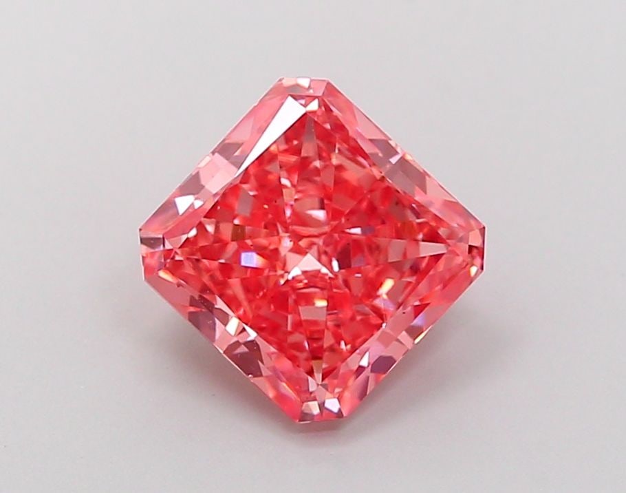Loose Diamond - SQUARE RADIANT 2.15ct Fancy Vivid Pink VS2: Loose Diamond - SQUARE RADIANT 2.15ct Fancy Vivid Pink VS2 Source: This is a real non-mined Diamond that has been grown in a lab Shape: SQUARE RADIANT Carats: 2.15 Color: Fancy Vivid Pink Certificatio
