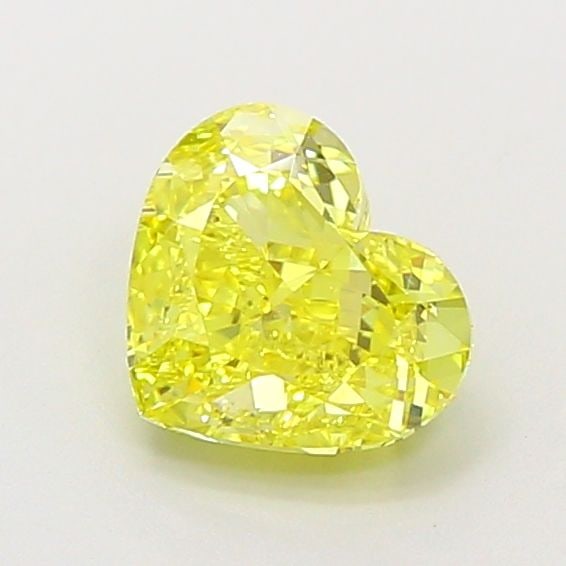 Loose Diamond - HEART 1.2ct Fancy Yellow IF: Loose Diamond - HEART 1.2ct Fancy Yellow IF Source: This is a real non-mined Diamond that has been grown in a lab Shape: HEART Carats: 1.2 Color: Fancy Yellow Certification: IGI Video:
