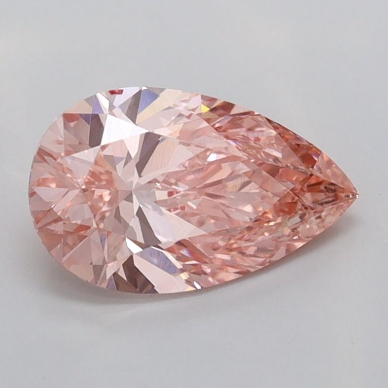 Loose Diamond - PEAR 1.01ct Fancy Vivid Pink VS1: Loose Diamond - PEAR 1.01ct Fancy Vivid Pink VS1 Source: This is a real non-mined Diamond that has been grown in a lab Shape: PEAR Carats: 1.01 Color: Fancy Vivid Pink Certification: IGI Video: