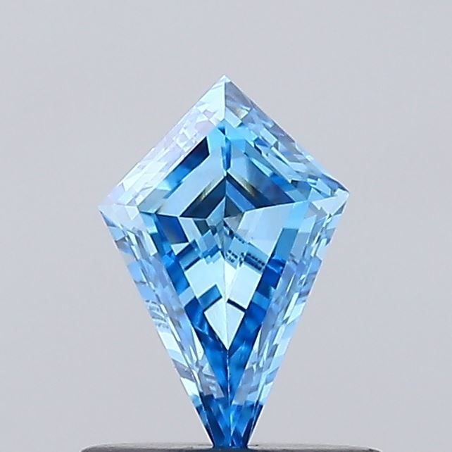 Loose Diamond - KITE 0.52ct Fancy Vivid Blue VVS2: Loose Diamond - KITE 0.52ct Fancy Vivid Blue VVS2 Source: This is a real non-mined Diamond that has been grown in a lab Shape: KITE Carats: 0.52 Color: Fancy Vivid Blue Certification: IGI Video: