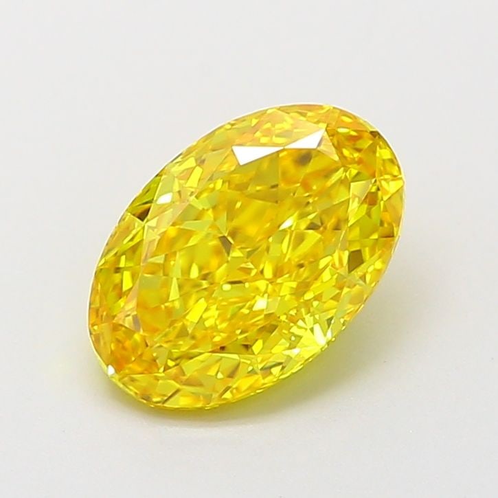 Loose Diamond - OVAL 1.48ct Fancy Vivid Yellow IF: Loose Diamond - OVAL 1.48ct Fancy Vivid Yellow IF Source: This is a real non-mined Diamond that has been grown in a lab Shape: OVAL Carats: 1.48 Color: Fancy Vivid Yellow Certification: IGI Video: