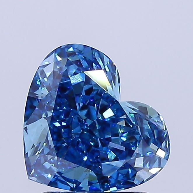 Loose Diamond - HEART 2.07ct Fancy Vivid Blue VS1: Loose Diamond - HEART 2.07ct Fancy Vivid Blue VS1 Source: This is a real non-mined Diamond that has been grown in a lab Shape: HEART Carats: 2.07 Color: Fancy Vivid Blue Certification: NONE Video: