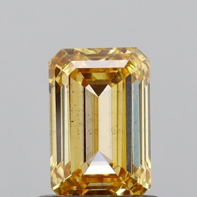 Loose Diamond - EMERALD 1.01ct Fancy Vivid Yellow SI1: Loose Diamond - EMERALD 1.01ct Fancy Vivid Yellow SI1 Source: This is a real non-mined Diamond that has been grown in a lab Shape: EMERALD Carats: 1.01 Color: Fancy Vivid Yellow Certification: NONE Vi