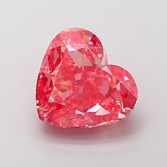 Loose Diamond - HEART 2.53ct Fancy Vivid Pink VS1: Loose Diamond - HEART 2.53ct Fancy Vivid Pink VS1 Source: This is a real non-mined Diamond that has been grown in a lab Shape: HEART Carats: 2.53 Color: Fancy Vivid Pink Certification: IGI Video: