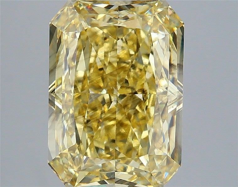 Loose Diamond - RADIANT 4.07ct Fancy Intense Yellow SI1: Loose Diamond - RADIANT 4.07ct Fancy Intense Yellow SI1 Source: This is a real non-mined Diamond that has been grown in a lab Shape: RADIANT Carats: 4.07 Color: Fancy Intense Yellow Certification: IGI