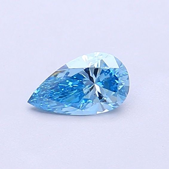 Loose Diamond - PEAR 0.28ct Fancy Vivid Blue VS1: Loose Diamond - PEAR 0.28ct Fancy Vivid Blue VS1 Source: This is a real non-mined Diamond that has been grown in a lab Shape: PEAR Carats: 0.28 Color: Fancy Vivid Blue Certification: IGI Video: