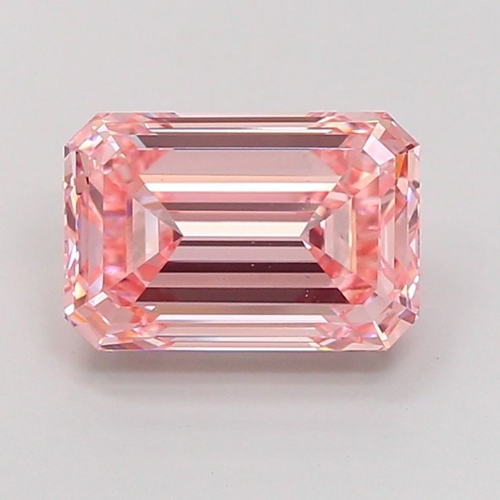 Loose Diamond - EMERALD 5.0ct Fancy Intense Pink VS2: Loose Diamond - EMERALD 5.0ct Fancy Intense Pink VS2 Source: This is a real non-mined Diamond that has been grown in a lab Shape: EMERALD Carats: 5.0 Color: Fancy Intense Pink Certification: IGI Video