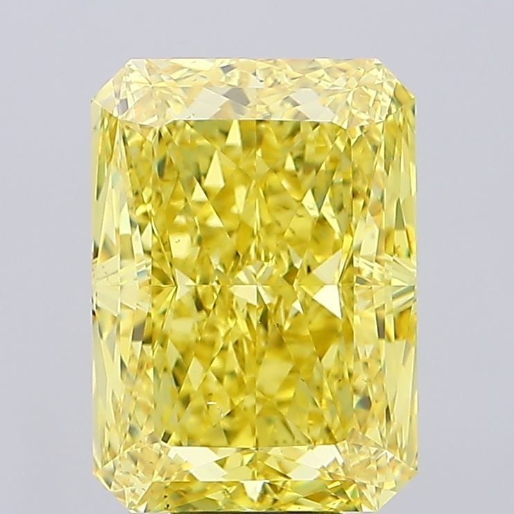 Loose Diamond - RADIANT 10.5ct Fancy Vivid Yellow VS2: Loose Diamond - RADIANT 10.5ct Fancy Vivid Yellow VS2 Source: This is a real non-mined Diamond that has been grown in a lab Shape: RADIANT Carats: 10.5 Color: Fancy Vivid Yellow Certification: IGI Vid