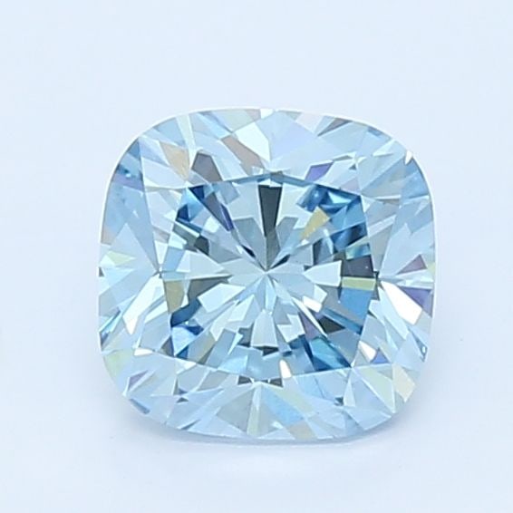 Loose Diamond - CUSHION BRILLIANT 1.51ct Fancy Vivid Blue VS1: Loose Diamond - CUSHION BRILLIANT 1.51ct Fancy Vivid Blue VS1 Source: This is a real non-mined Diamond that has been grown in a lab Shape: CUSHION BRILLIANT Carats: 1.51 Color: Fancy Vivid Blue Certif