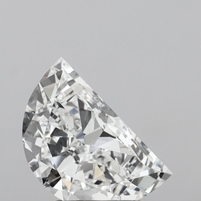 Loose Diamond - HALF MOON 1.57ct D VVS1: Loose Diamond - HALF MOON 1.57ct D VVS1 Source: This is a real non-mined Diamond that has been grown in a lab Shape: HALF MOON Carats: 1.57 Color: D Clarity: VVS1 Certification: IGI Video: