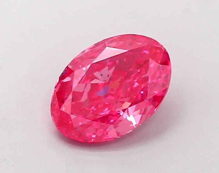 Loose Diamond - OVAL 1.05ct Fancy Vivid Pink VS2: Loose Diamond - OVAL 1.05ct Fancy Vivid Pink VS2 Source: This is a real non-mined Diamond that has been grown in a lab Shape: OVAL Carats: 1.05 Color: Fancy Vivid Pink Certification: IGI Video: