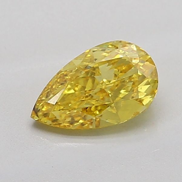 Loose Diamond - PEAR 1.0ct Fancy Vivid Yellow SI1: Loose Diamond - PEAR 1.0ct Fancy Vivid Yellow SI1 Source: This is a real non-mined Diamond that has been grown in a lab Shape: PEAR Carats: 1.0 Color: Fancy Vivid Yellow Certification: IGI Video: