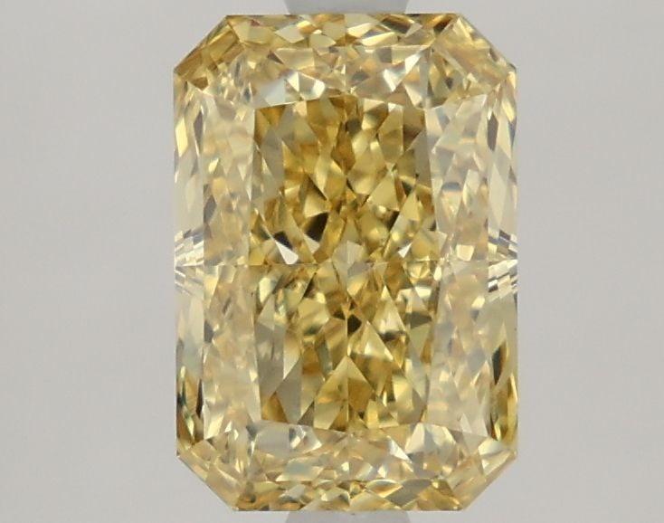 Loose Diamond - RADIANT 1.99ct Fancy Vivid Yellow VS1: Loose Diamond - RADIANT 1.99ct Fancy Vivid Yellow VS1 Source: This is a real non-mined Diamond that has been grown in a lab Shape: RADIANT Carats: 1.99 Color: Fancy Vivid Yellow Certification: IGI Vid