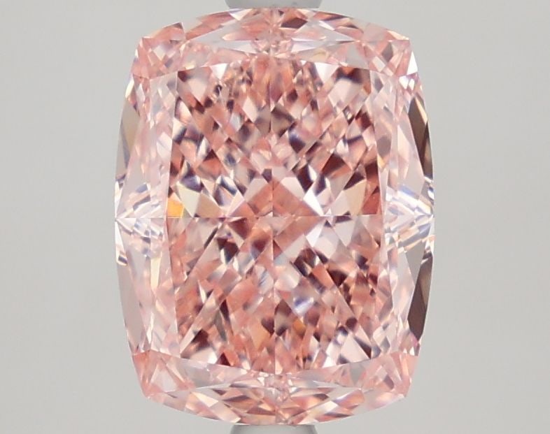 Loose Diamond - CUSHION MODIFIED 2.92ct Fancy Intense Pink VVS2: Loose Diamond - CUSHION MODIFIED 2.92ct Fancy Intense Pink VVS2 Source: This is a real non-mined Diamond that has been grown in a lab Shape: CUSHION MODIFIED Carats: 2.92 Color: Fancy Intense Pink Cer