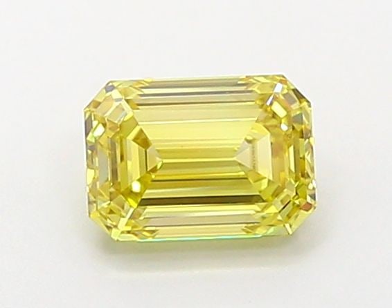 Loose Diamond - EMERALD 0.99ct Fancy Intense Yellow VS1: Loose Diamond - EMERALD 0.99ct Fancy Intense Yellow VS1 Source: This is a real non-mined Diamond that has been grown in a lab Shape: EMERALD Carats: 0.99 Color: Fancy Intense Yellow Certification: IGI