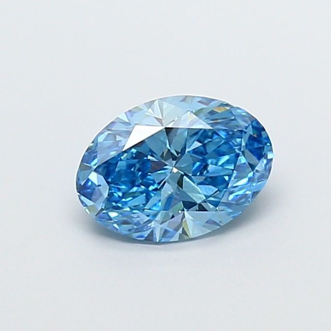 Loose Diamond - OVAL 1.01ct Fancy Vivid Blue VS1: Loose Diamond - OVAL 1.01ct Fancy Vivid Blue VS1 Source: This is a real non-mined Diamond that has been grown in a lab Shape: OVAL Carats: 1.01 Color: Fancy Vivid Blue Certification: IGI Video:
