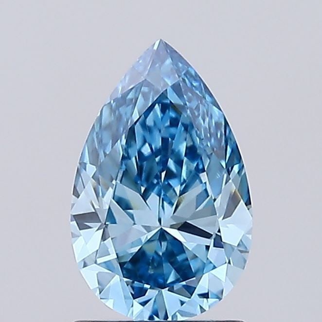 Loose Diamond - PEAR 1.13ct Fancy Vivid Blue VVS2: Loose Diamond - PEAR 1.13ct Fancy Vivid Blue VVS2 Source: This is a real non-mined Diamond that has been grown in a lab Shape: PEAR Carats: 1.13 Color: Fancy Vivid Blue Certification: NONE Video: