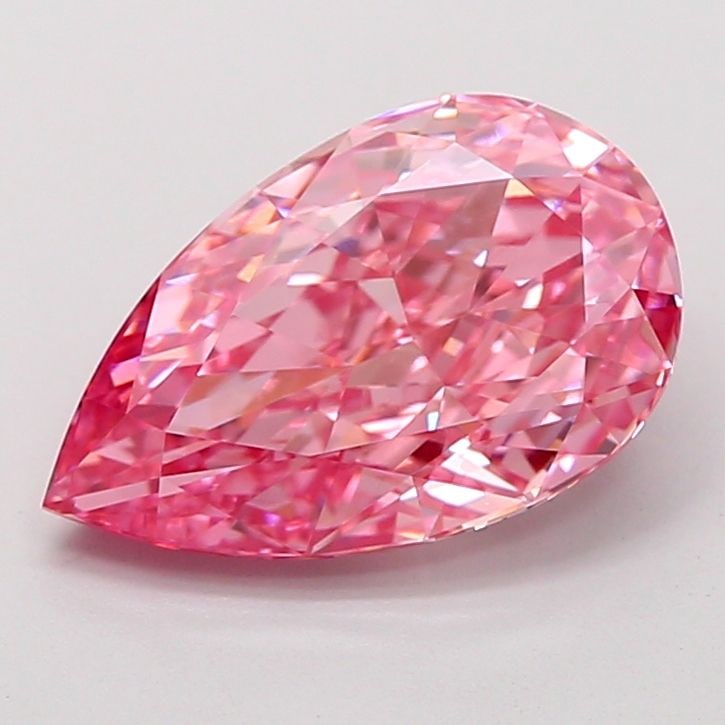 Loose Diamond - PEAR 3.02ct Fancy Vivid Pink VVS2: Loose Diamond - PEAR 3.02ct Fancy Vivid Pink VVS2 Source: This is a real non-mined Diamond that has been grown in a lab Shape: PEAR Carats: 3.02 Color: Fancy Vivid Pink Certification: IGI Video: