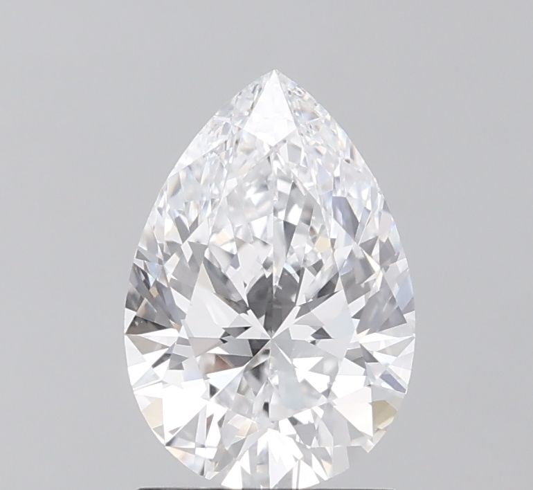 Loose Diamond - PEAR 1.58ct D VVS2: Loose Diamond - PEAR 1.58ct D VVS2 Source: This is a real non-mined Diamond that has been grown in a lab Shape: PEAR Carats: 1.58 Color: D Clarity: VVS2 Certification: IGI Video: