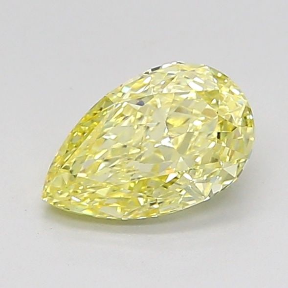 Loose Diamond - PEAR 1.0ct Fancy Yellow VS1: Loose Diamond - PEAR 1.0ct Fancy Yellow VS1 Source: This is a real non-mined Diamond that has been grown in a lab Shape: PEAR Carats: 1.0 Color: Fancy Yellow Certification: IGI Video: