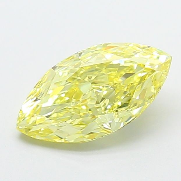 Loose Diamond - MARQUISE 2.3ct Fancy Intense Yellow VS1: Loose Diamond - MARQUISE 2.3ct Fancy Intense Yellow VS1 Source: This is a real non-mined Diamond that has been grown in a lab Shape: MARQUISE Carats: 2.3 Color: Fancy Intense Yellow Certification: IGI