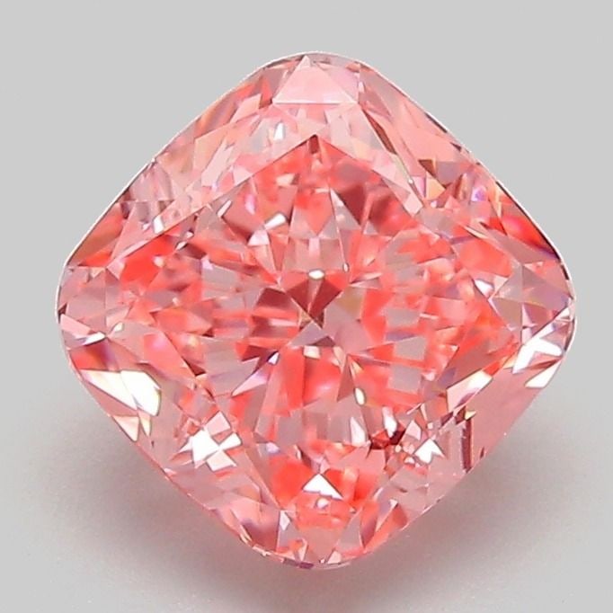 Loose Diamond - CUSHION MODIFIED 2.09ct Fancy Vivid Pink VVS2: Loose Diamond - CUSHION MODIFIED 2.09ct Fancy Vivid Pink VVS2 Source: This is a real non-mined Diamond that has been grown in a lab Shape: CUSHION MODIFIED Carats: 2.09 Color: Fancy Vivid Pink Certifi