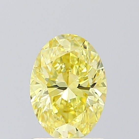 Loose Diamond - OVAL 1.0ct Fancy Vivid Yellow VS2: Loose Diamond - OVAL 1.0ct Fancy Vivid Yellow VS2 Source: This is a real non-mined Diamond that has been grown in a lab Shape: OVAL Carats: 1.0 Color: Fancy Vivid Yellow Certification: IGI Video: